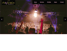 Tablet Screenshot of maverickactivations.com